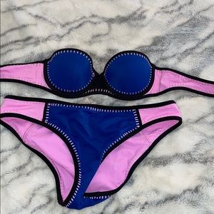 Victoria Secret Bandeau Color Block Bathing Suit